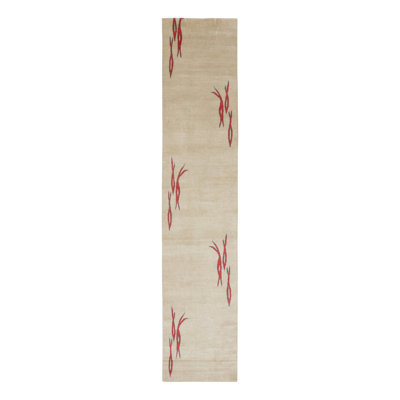 Flatweave Wool Geometric Area Rug