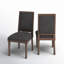 Chaise d'appoint rembourrée en lin Hildemar H 20,5 po-1045410042-1001641255