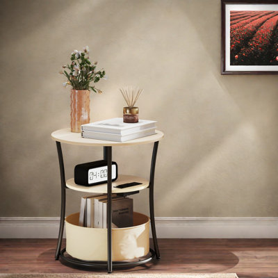 Top End Table and Built-In Electrical Outlet