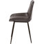 Mariners 52cm H Genuine Leather Upholstered Metal Upholstered Back Side Chair-521170824