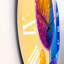 Arbre coloré coloré X - Horloge murale moderne-60328664