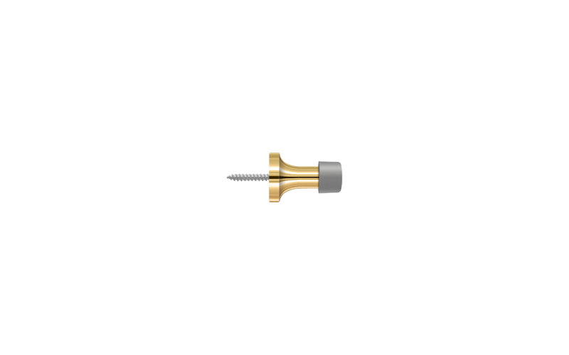 Door Stop, PVD Polished Brass