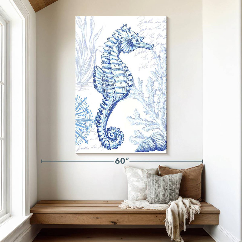 Carnet de croquis côtier Seahorse, H 51 po x l 34 po