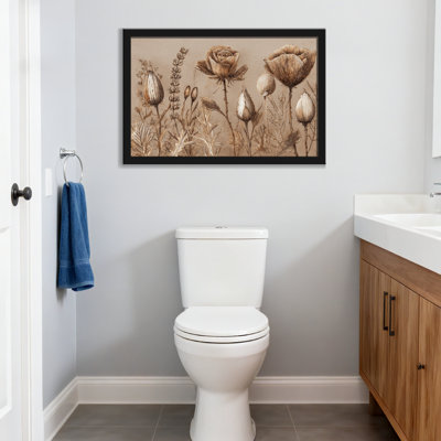 Plantes et fleurs, fleurs séchées, impression artistique