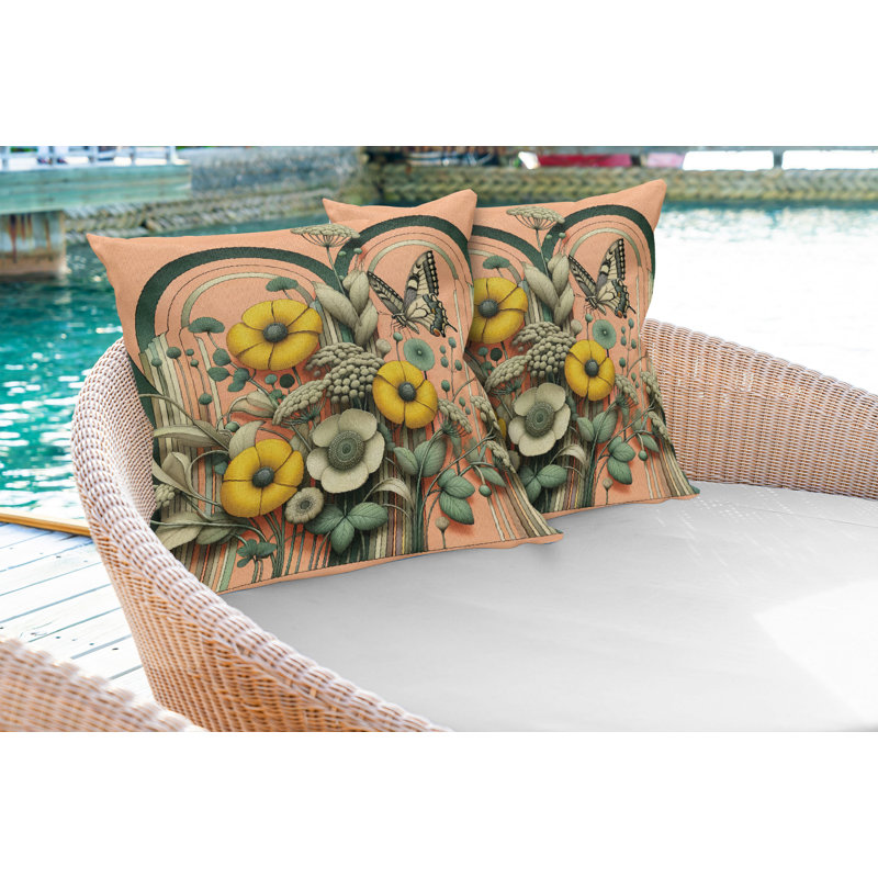Boho Pillow Cover, 28"H x 28"W, Square