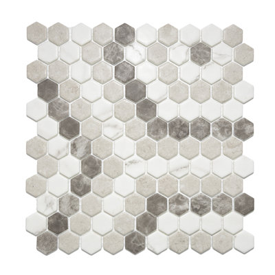 Carreau de mosaïque en verre 1,25 "Eterna