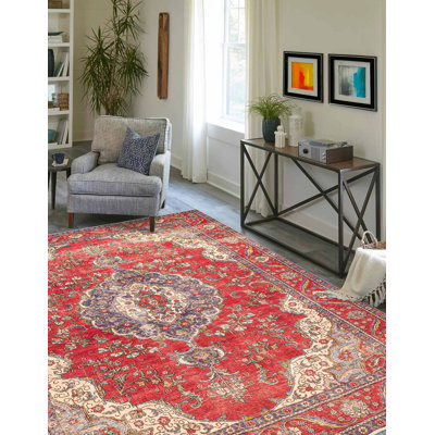 Tapis rouge Antalya 9 pi 5 po x 12 pi 10 po