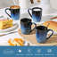 Tasses à café 14 oz en grès 6 pièces ALOFMO Starry Night