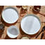 PORTMEIRION MINERALS SET OF 4 DINNER PLATES MOONSTONE 10.5"