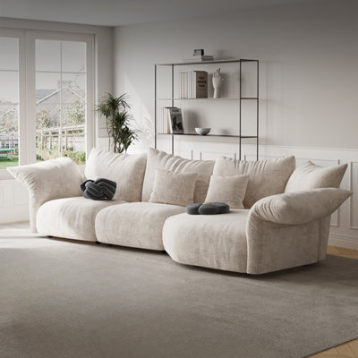 Petal-Shaped Irregular Designer Sofa