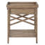 Solid Wood Tray Top End Table