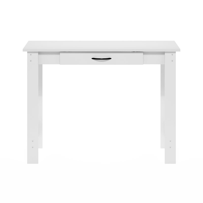 Bureau avec tiroir Furinno JAYA, blanc, Blanc