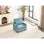 Futon fauteuil Allendale 31 avec lit escamotable, tissu ajustable et respirant, chaise bâbord de 330 lb, toile grattée, construction, angles inclinables