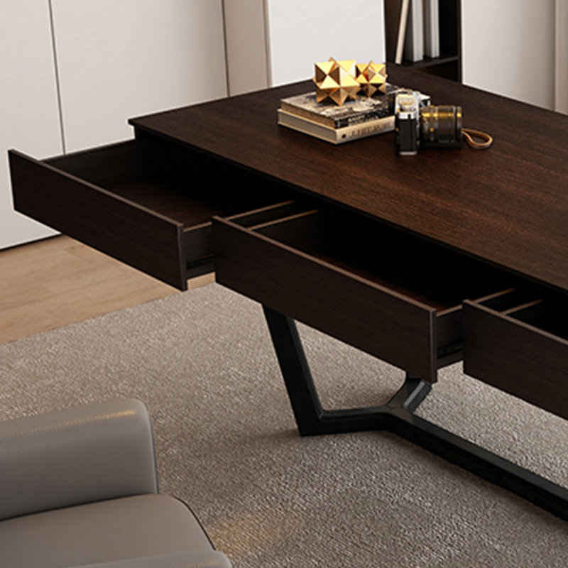 Bureau rétro tendance, H 29,52 po x l 78,74 po x P 27,55 po