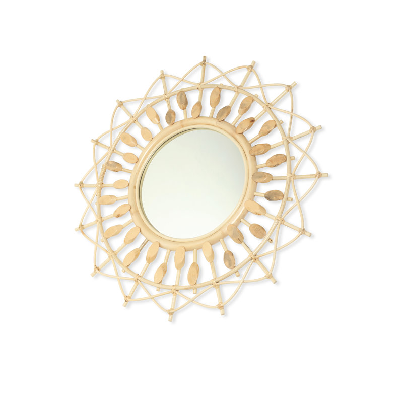 Canon Wood Wall Mirror, Natural