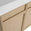 48" Freestanding Bathroom Vanity With White Resin Sink & 3 Soft-Close Cabinet Doors