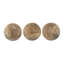 Boule en teck S / 3 D5,9 x 5,9 po