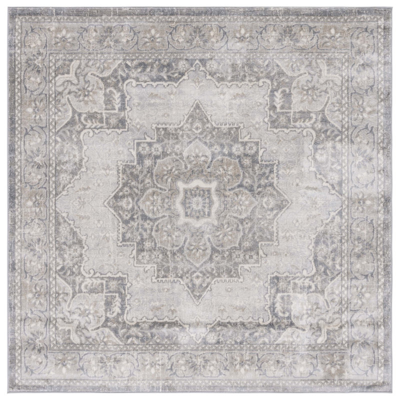 Brentwood Performance Oriental Rug, Square 6'7"