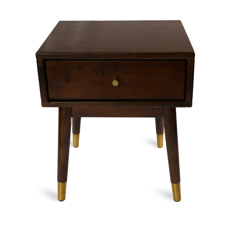 Table de chevet en bois massif Antonim