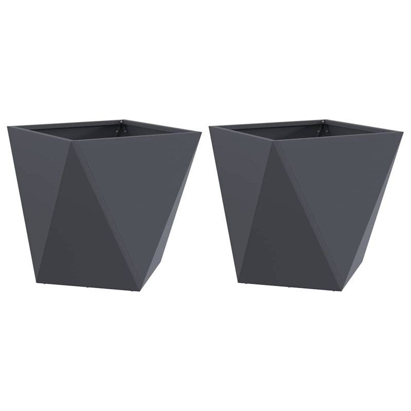 Planter Box, 50cm H x 50cm W x 50cm D, Anthracite