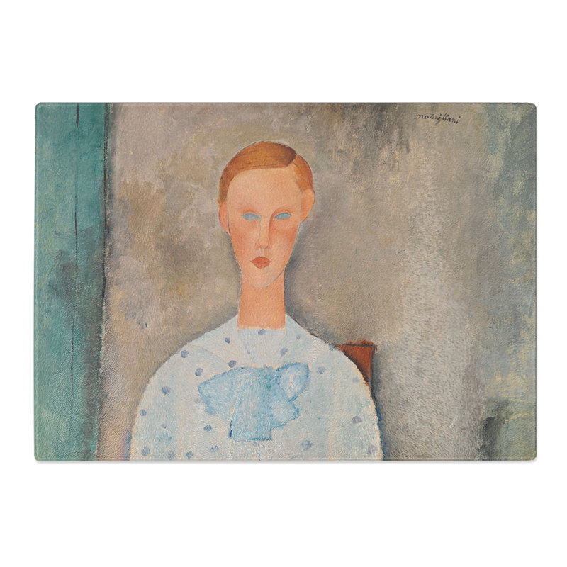 Portrait of a Girl Vol.3 by Amedeo Modigliani Chopping Board, 0.4cm H x 28.5cm W x 39cm L