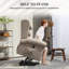 95cm Wide Velvet Lift Assist Standard Recliner-957086898