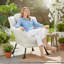 Fauteuil paresseux et rembourré Abramson-114488493-119619609