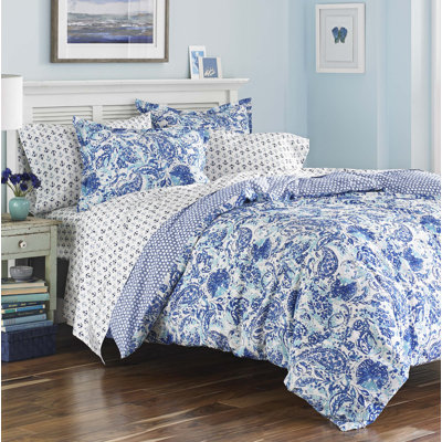Brooke Cotton Reversible Duvet Cover Set