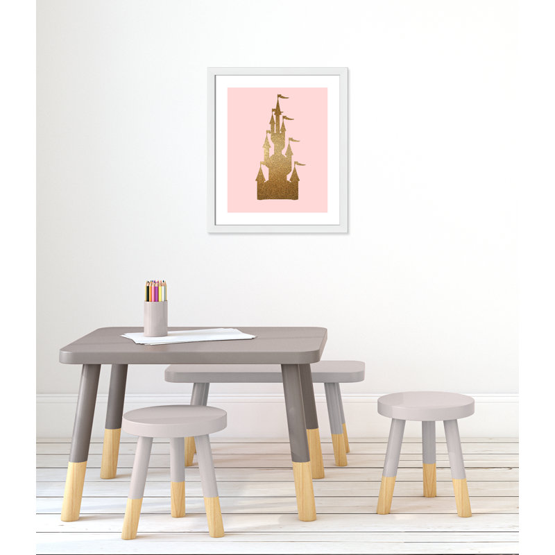 Fairytale 1, impression sur papier, H 26,5 po x l 22,5 po x P 0,63 po, Cadre blanc