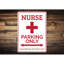 Enseigne en aluminium Nurse-1539520939