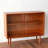 Mid-Century Solid Cherry Glass Sliding Sideboard