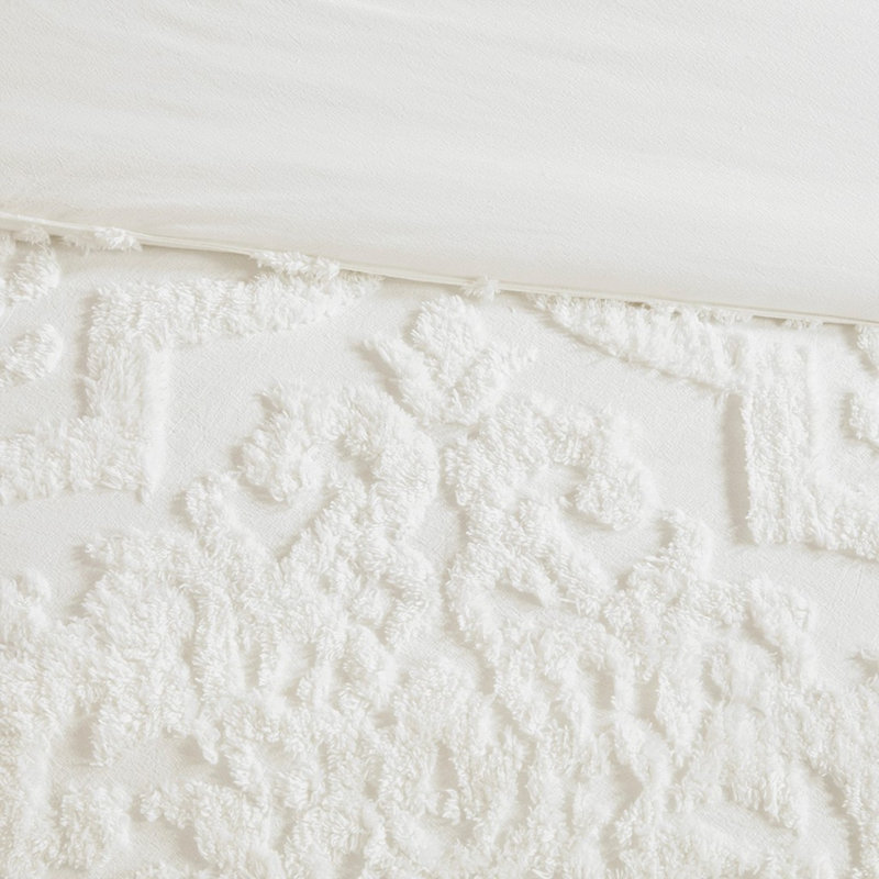 Ensembles de literie en coton touffeté de qualité supérieure, conception Shabby Chic, idéal pour les chambres accueillantes