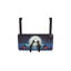 4 - Hook Wall Mounted Coat Rack in Blue