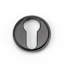 Concealed, Plain Escutcheon 3 Piece Door Accessory Set-56209707