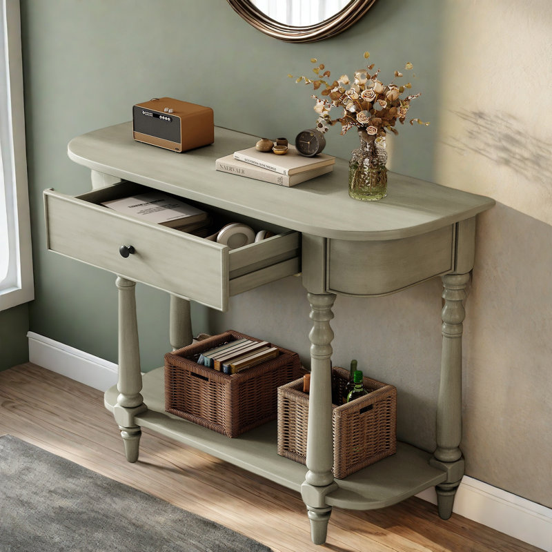 Table d'appoint 36 "pour le couloir, Gris