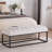 Lubbert Faux Leather Bench-1109133208-1109133215