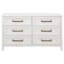 Commode de chambre 6 tiroirs Inverness