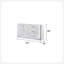 Desire Dresser Marble Patterned Drawer Fronts With Sleek White Finish, Metallic Handle  And Six Spacious Drawers For Elegant Bedroom Storage (INCLUDES ONLY DRESSER)  Same As B009P309336 (CA Inventory)