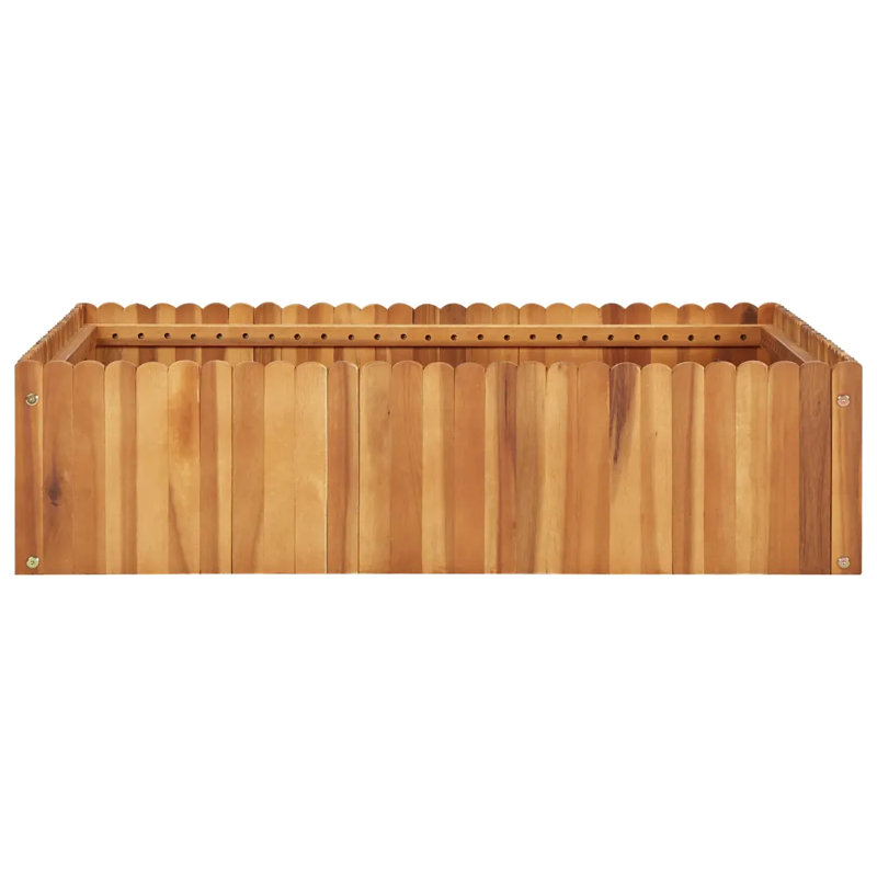 Gelman Wood Planter Box, 25cm H x 100cm W x 100cm D