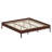 Sleek Simple Style Bed Frame with Engineered Support Grid and Tool-Free Construction-1276456306