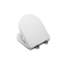 D Shape Soft Close Toilet Seat, Flexi-Fix Adjustable Hinges (Eyre)