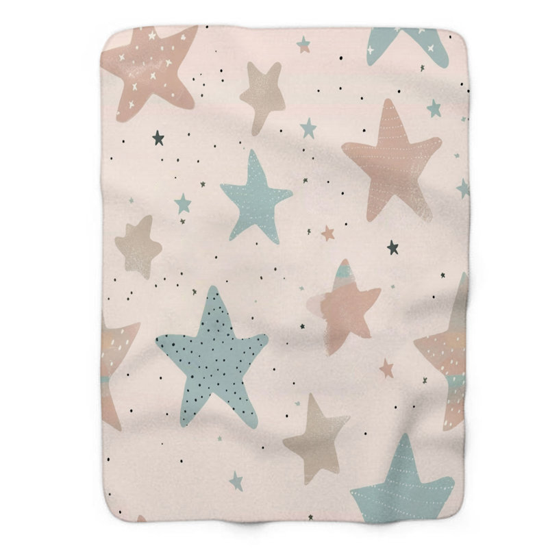 Couverture de qualité supérieure 1 pièce Carnation Cuddle Buddy, L 50 po x L 60 po