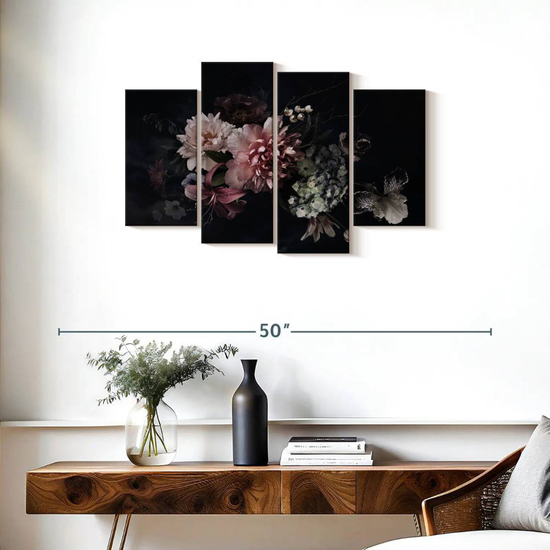 Arrangement floral Harnek, H 22 po x l 36 po