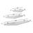 Glennon 3 Piece Solid Wood Wall Mounted Display Floating Shelves-241590025