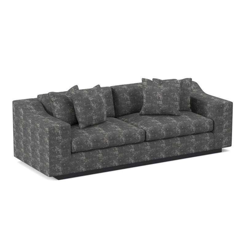 Barrett Sofa, Vintage Ebony, Margaret Uniform Polyester Blend