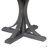 5-Piece Retro Round Dining Table Set With Curved Trestle Style Table Legs And 4 Upholstered Chairs-1645706876