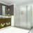 Coraline 68" - 72" W x 33.875" D x 76" H Frameless Sliding Shower Enclosure w/ Frosted Glass-31563286