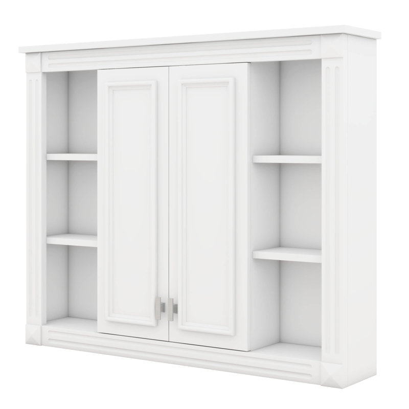 Bathroom Medicine Cabinet, Wall Mounted Bathroom Storage Cabinet With Mirror Door & Adjustable Shelves