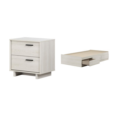 Table de chevet Fynn Winter Oak