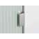Gaia 38 in. x 78 in. Frameless Fluted Single Fixed Shower Panel